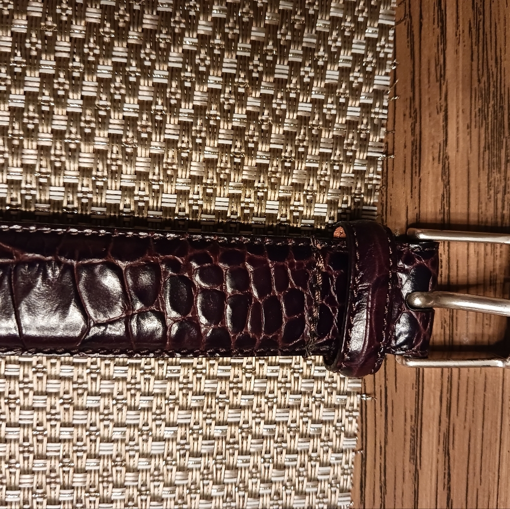 Lauren Ralph Lauren Brown Leather Belt EUC - Picture 5 of 16